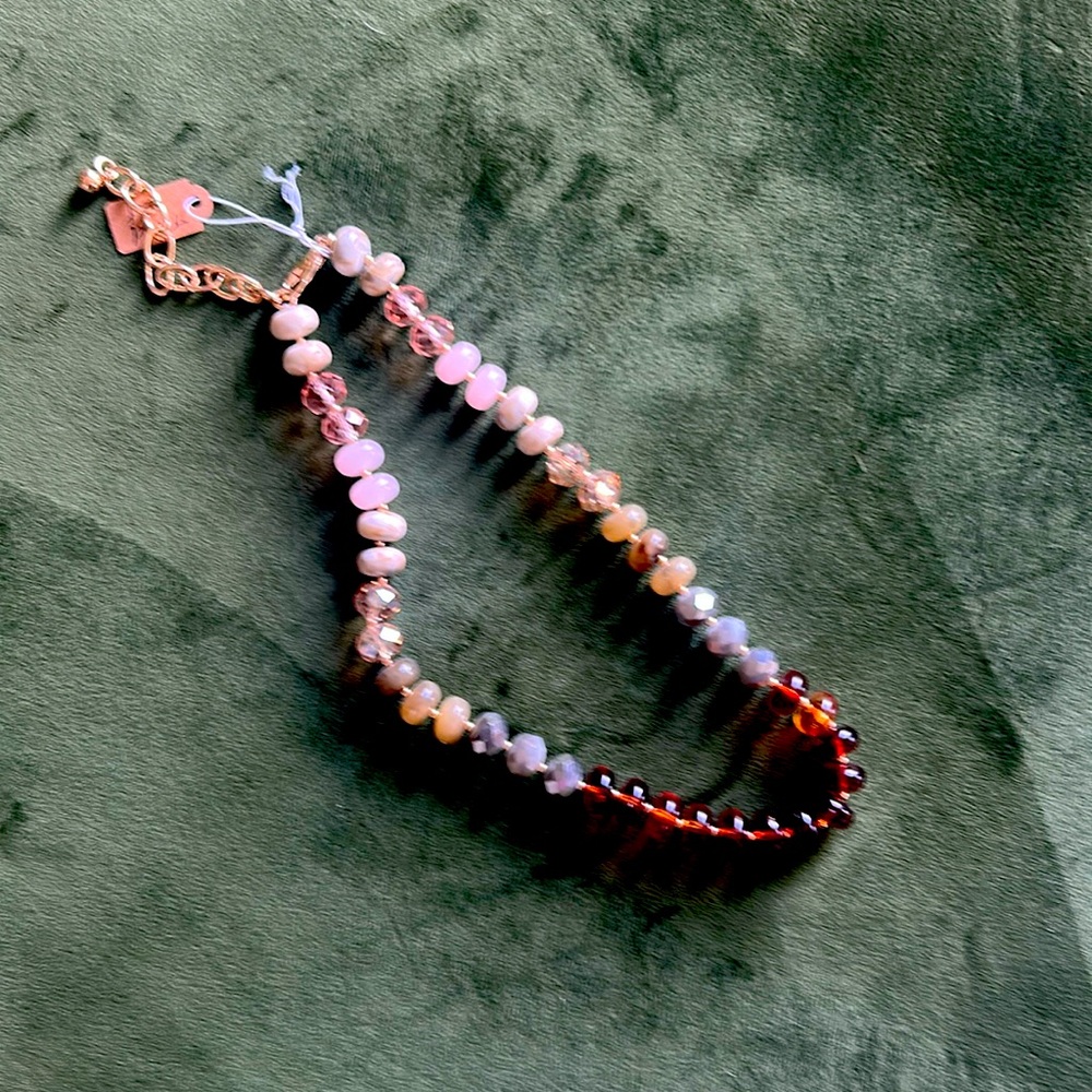 Multi colored beaded necklace!